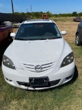 2004 Mazda 3 White Runs Trans Problem Clean Title