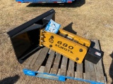 Agro TK 680 concrete Breaker Skisteer hammer