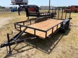2022 C5 77x16 3500 Lb Axles with gate