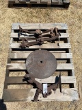 Antique plow & disk