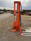 Log Splitter for a skid steer