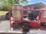 2- Hotsy Diesel Heated Pressure Washer, one working one 1 for parts
