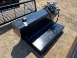 L Shape Fuel tank with electric pump works
