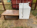 Whirlpool Dryer & table