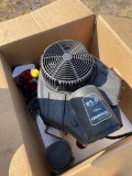 Briggs & stratton V2 25 HP complete Commercial Engine 1 broken rod & repair manuel