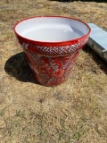 Red Flower Pot