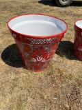 Red Flower Pot