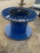 Large Blue Cable Spool 3'x3'