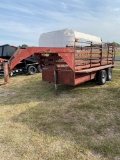 Gooseneck Stock Trailer 4 new tires 2 spares Bill of Sale