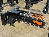 New Mower King ECSSCT72 Skid Steer Trencher