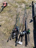 Lot of Fishing poles