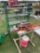 Table with vise,saws,level