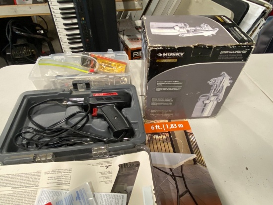 Husky Paint gun soldering gun kit & misc fitting