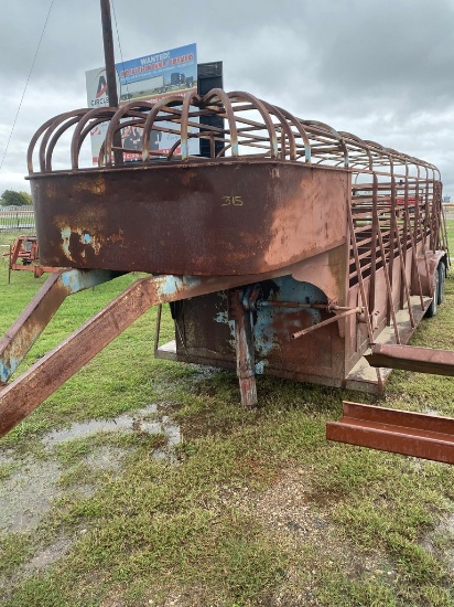 24x5 cattle trailer bill of sale