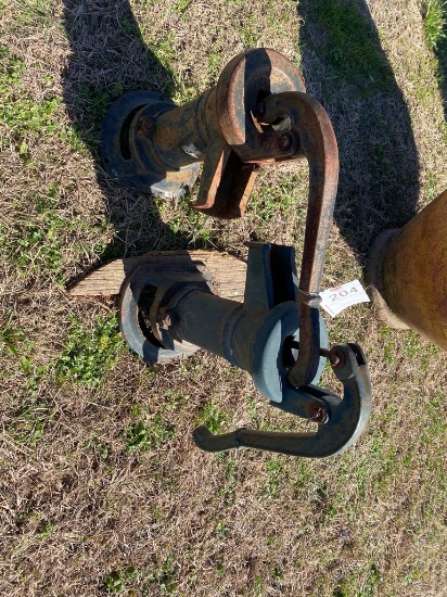 2- Antique Water Pumps