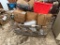 Metal Crate Full of Misc. fuel,Air & oil filters