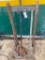 Metal Rack,Pipe benders & shovels