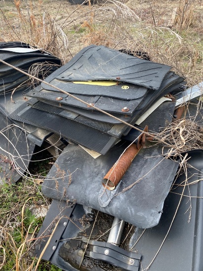 Pallet full of semi mud flaps