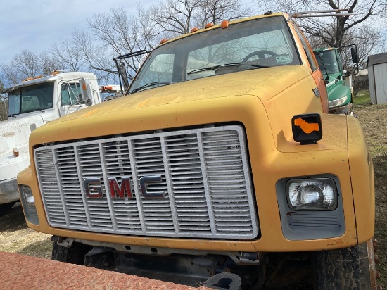 1991 GMC Topkick CAT Diesel Engine 5 Speed Trans non running