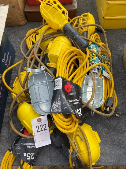 Bundle of Portable hand lamps
