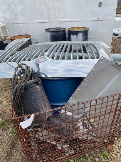 2- Metal Crates of semi parts
