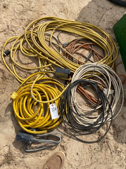Bundle of extention cords