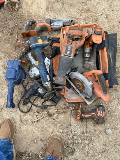 Bundle Ridgid 18V power tools & misc tools