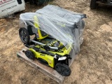 Pallet of Ryobi 40V Pushmower  & Ryobi  2300 PSI Electric Pressure washer