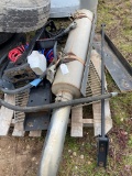Semi Stack,Semi Parts & large bundle of wheels & tires,
