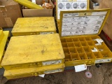 6 bins of Kar Products brass fittings