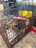 Metal Crate with content