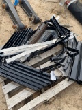 Pallet of semi fuel tank brackets