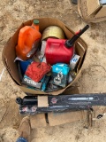 Box of bearing,shocks & misc
