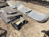2 Semi Fenders & Aluminum crate