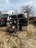 24' Flatbed with commercial Axxiom sand blasting machine with tanks & pump, complete sandblast rig,
