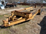 28ft. Equipment Trailer with Ramp 3 10K Axles 17.5 Wheel like new tires