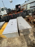 2 Large Alluminum Side Boxes