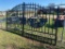 14ft. Bi Parting Entry Gate with deer cut out