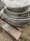 Pallet of stainless trays & bowls