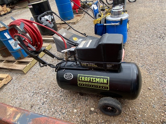 Craftsman 33 gallon Air compressor with hose reel