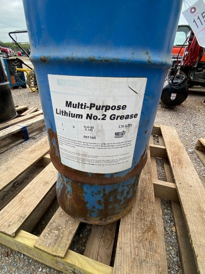 Barrel of multi purpose grease