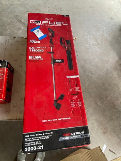 Milwaukee M18 2 tool combo weedeater & blower,battery,charger