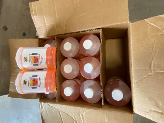 Case of hand soap