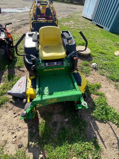 John Deere EZ Trak 48" Zero Turn Mower Runs