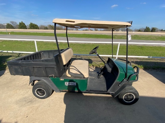 EZ Go Gas Powered Golf Cart with dump bed