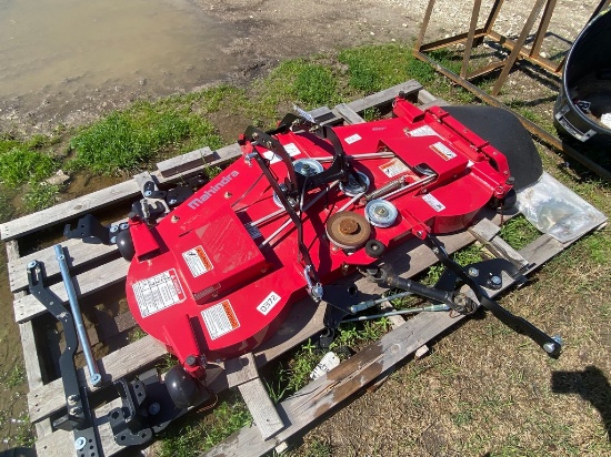 60" Mahindra belly mower with hardware