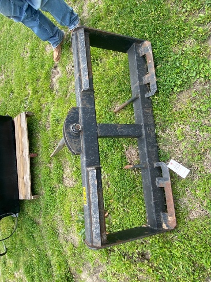 hevay Duty Skid Steer Hay Fork