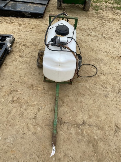 Pull behind sprayer