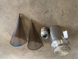 Stainless Milk Jug & metal décor