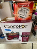 Crock pot & pasta machine